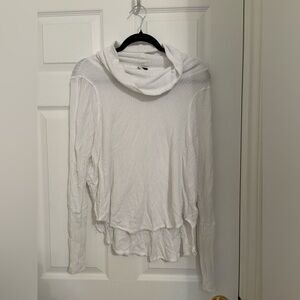 Free People Waffle Turtle Neck